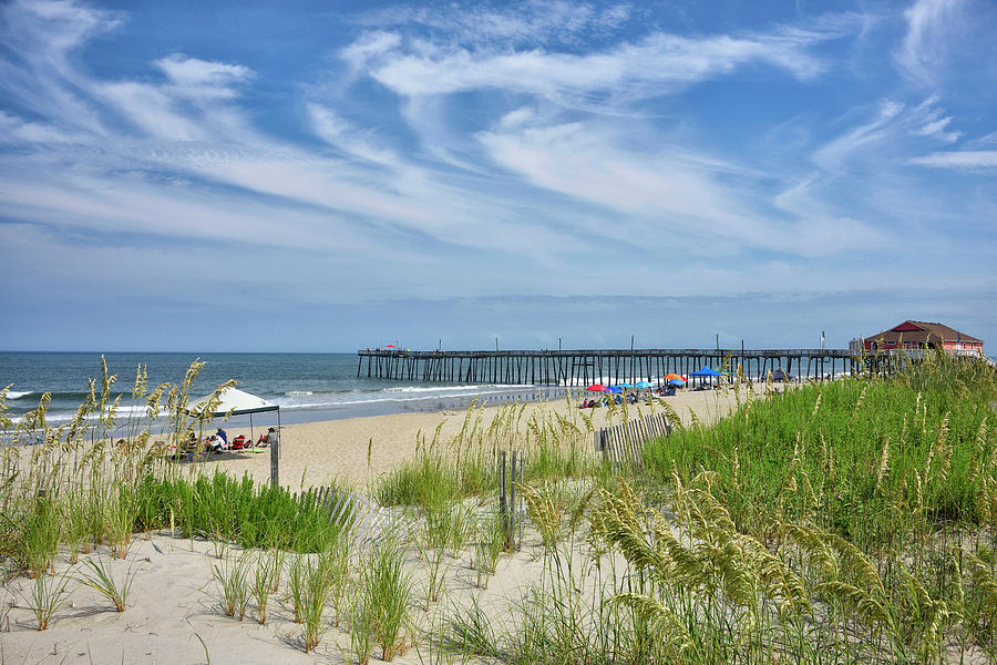 Rodanthe Fishing Pier - Outer Banks Photograph by Brendan Reals