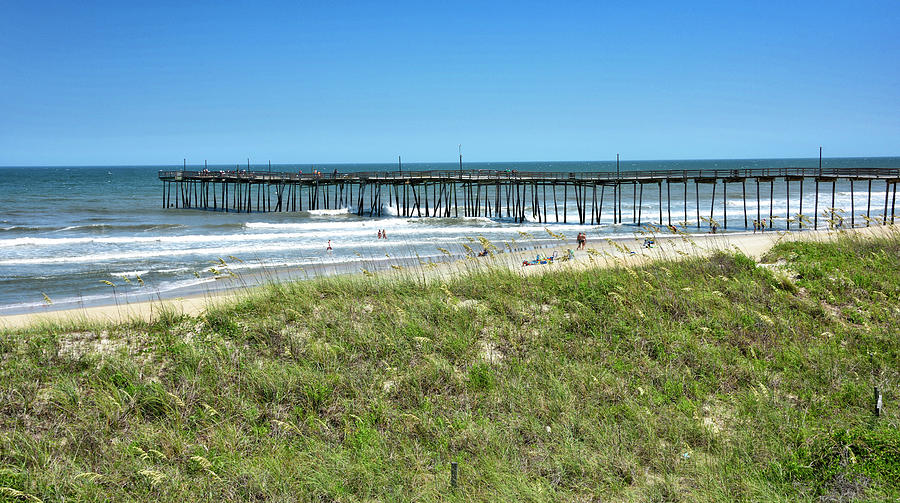 Avon Pier - Outer Banks of North Carolina Photograph by Brendan Reals