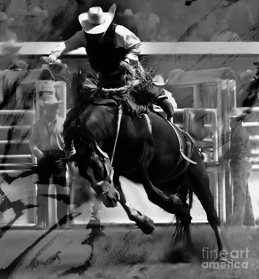 Rodeo 005554 Painting by Gull G