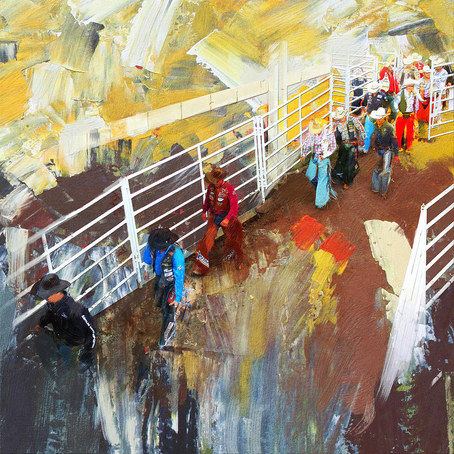 Austin Painting - Rodeo 41 by Maryam Mughal