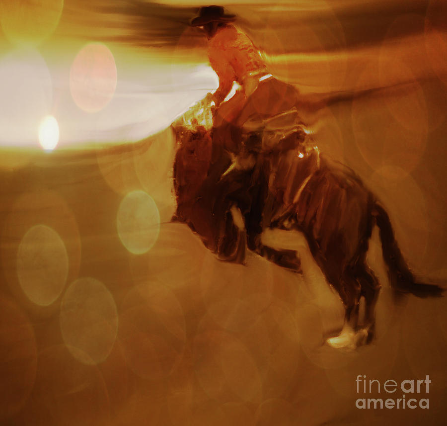 Rodeo Abstract Photograph by Al Bourassa