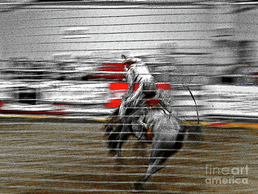 Rodeo Abstract V Photograph by Al Bourassa