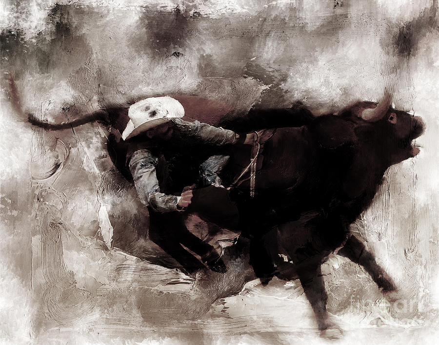 Rodeo art Painting by Gull G