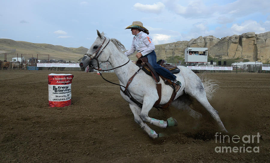 Rodeo Barrel Racer 20 Photograph by Bob Christopher