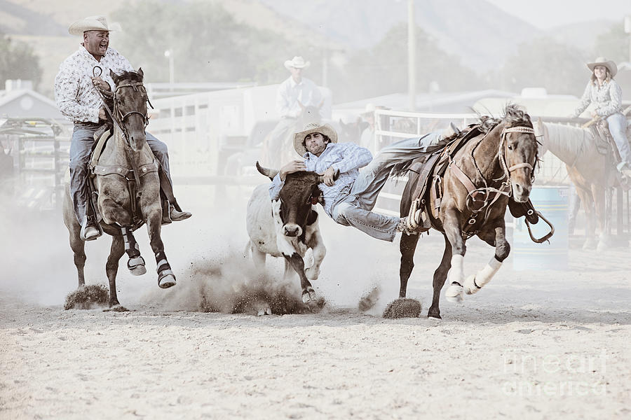 Rodeo Cowboy Photograph by Diane Diederich
