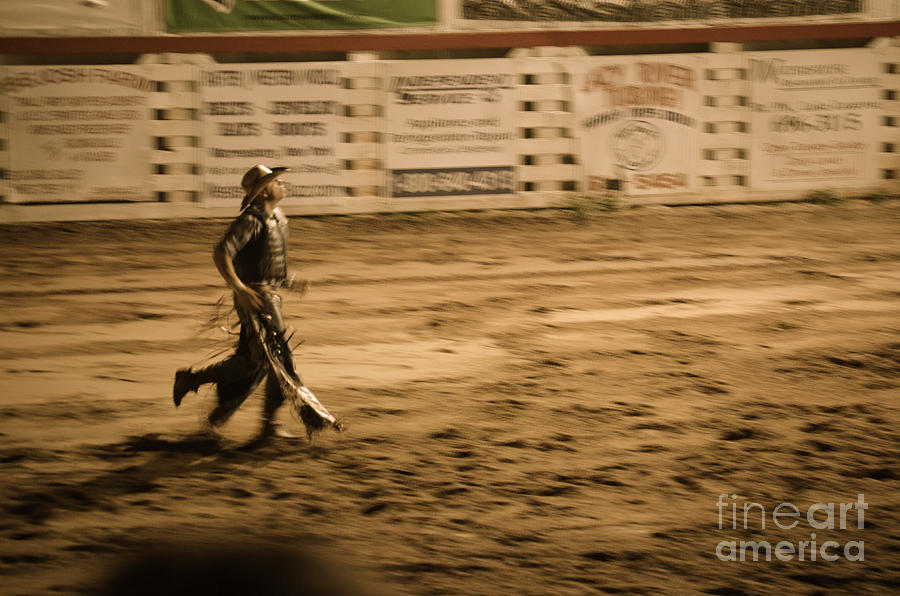 Rodeo Cowboy Photograph by Jason Freedman