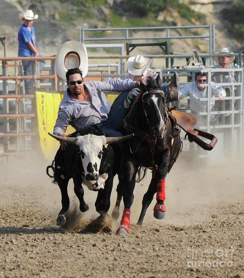 Rodeo Cowboy Photograph by Vivian Christopher