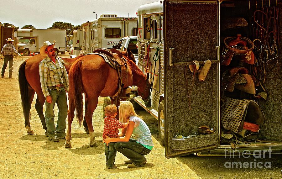 Rodeo Family Photograph by Gus McCrea