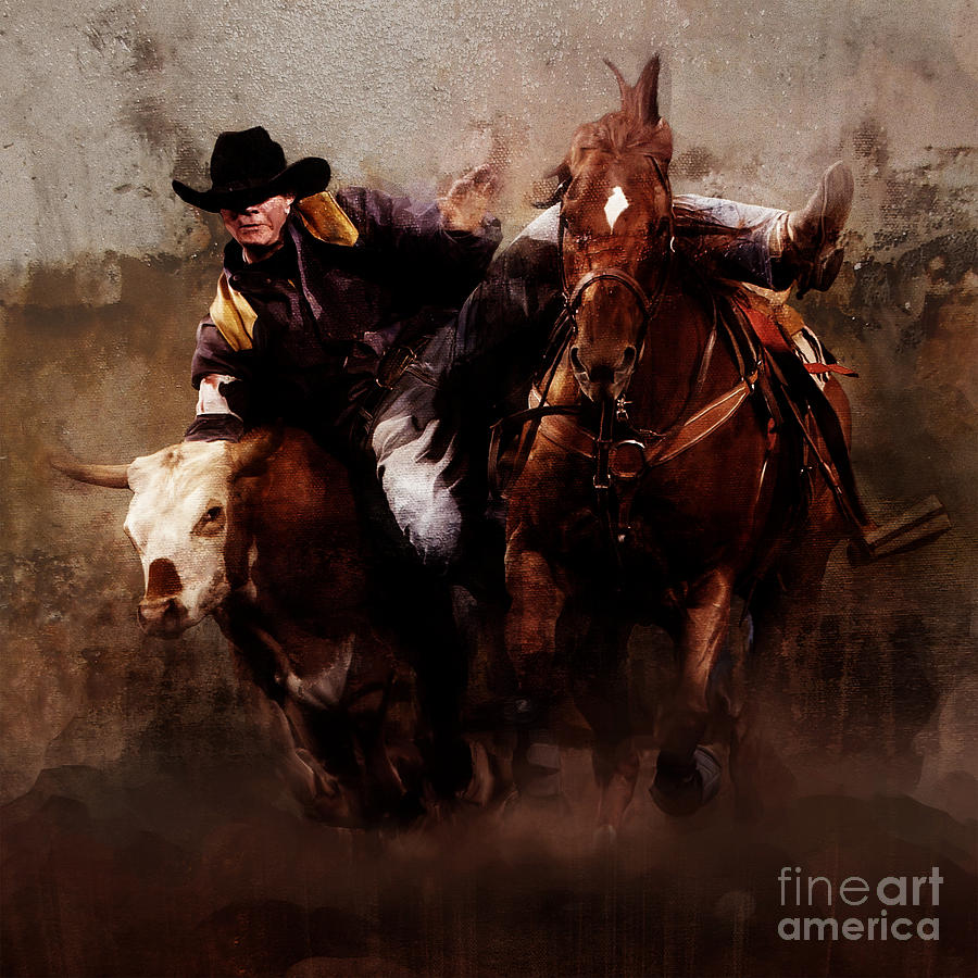 Rodeo Painting by Gull G