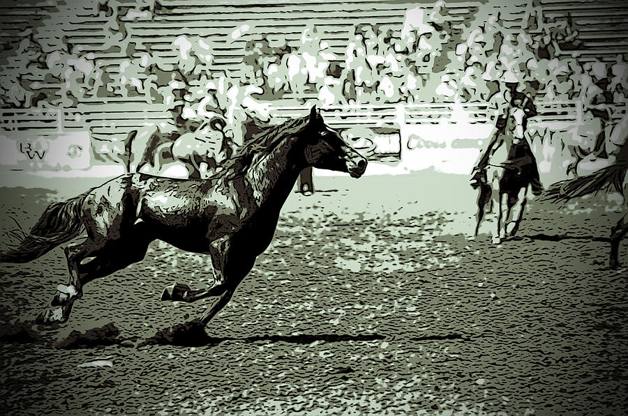 Rodeo Run for your Life Photograph by Tammy Hankins