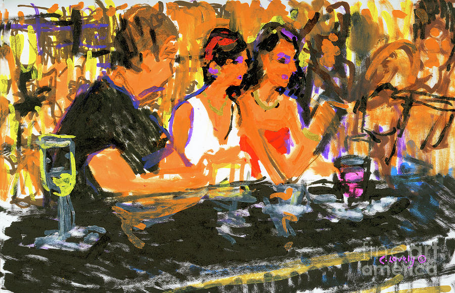 Rodger, Annie and Jennifer Painting by Candace Lovely