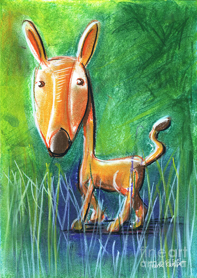 Deer Pastel - Roe Deer For Children Pastel Chalk Drawing by Frank Ramspott