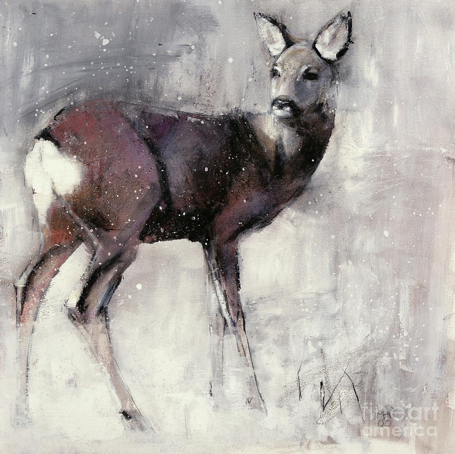 Deer Mixed Media - Roe Doe by Mark Adlington