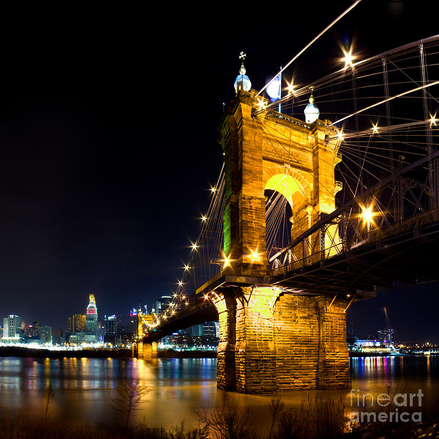 Bridge Photograph - Roebling Brodge by Twenty Two North Photography