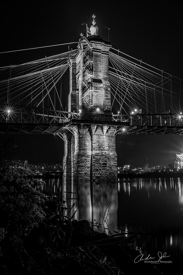 Roebling In Black And White Photograph