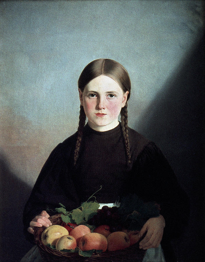 Roed: Young Girl, 1837 Photograph by Granger