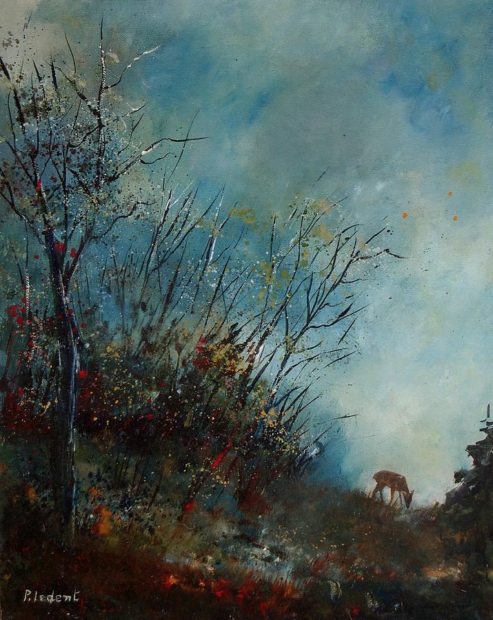 Animal Painting - Roedeer In The Morning by Pol Ledent