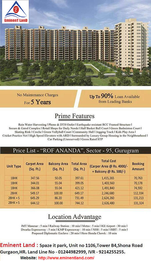 ROF Ramada Ananda Affordable Housing Photograph by Eminent Land - Fine ...