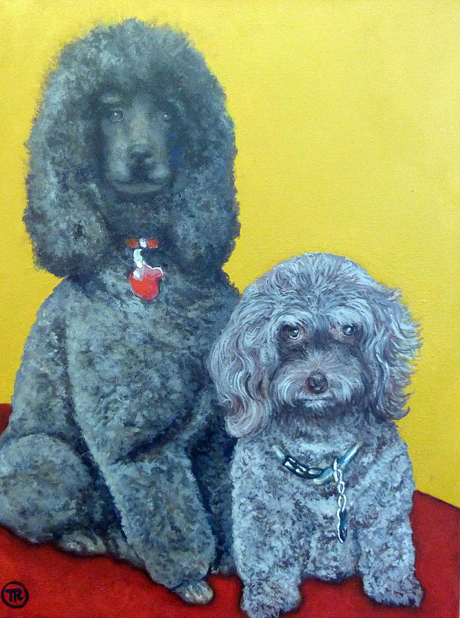 Roger and Bella Painting by Tom Roderick