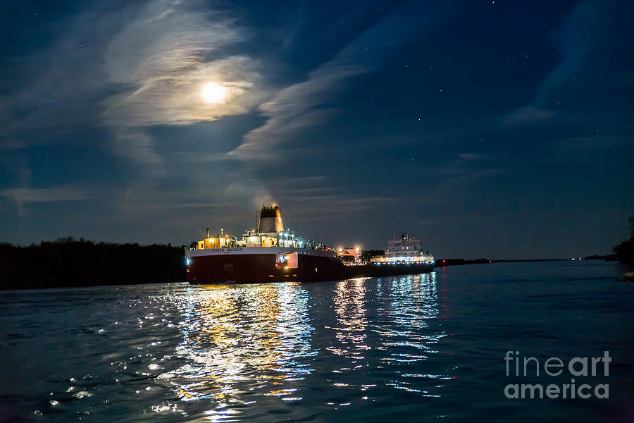 Roger Blough Photograph - Roger Blough In The Moonlight  9296 by Norris Seward