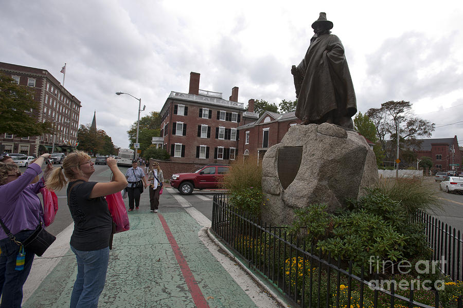 Roger Conant Statue Salem Photograph by Jason O Watson