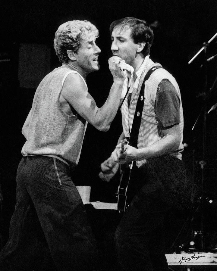 Roger Daltrey and Pete Townshend Harmonize Photograph by Jurgen Lorenzen