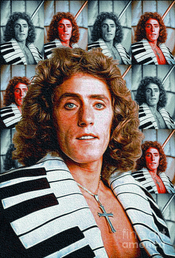 Roger Daltrey - The Who Painting by Ian Gledhill