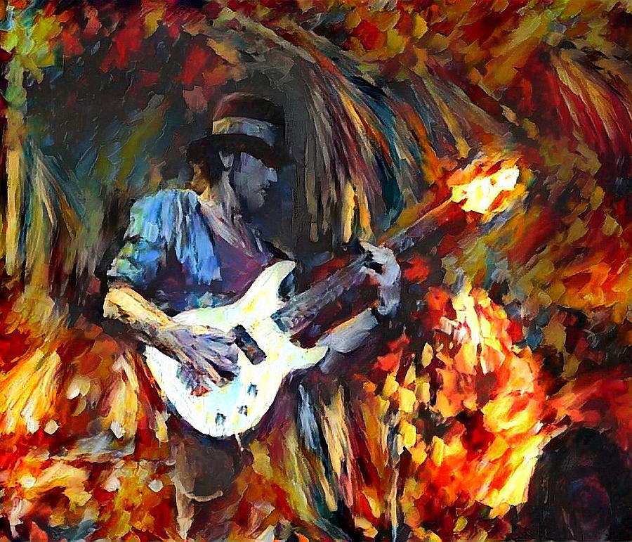 Roger Glover Deep Purple Portrait 2 Digital Art By Yury Malkov - Fine ...