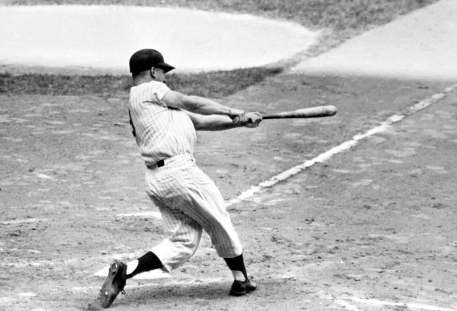 Baseball Photograph - Roger Maris Ny Yankees Hits 61st Home by Everett