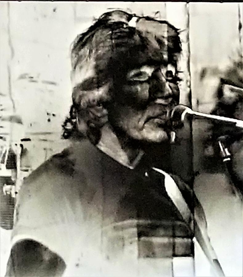 Roger Waters Negative 1 Photograph by Rob Hans
