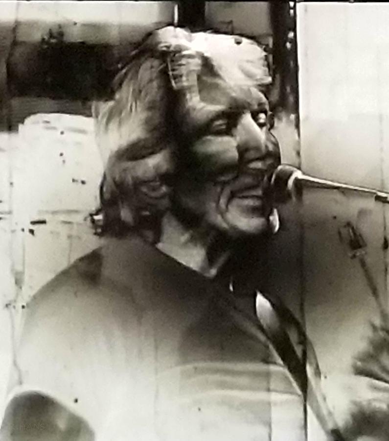 Roger Waters Negative Photograph by Rob Hans