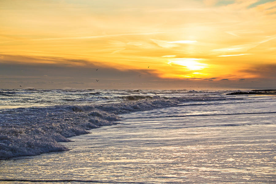 Rogers Beach Sunset Photograph by Robert Seifert