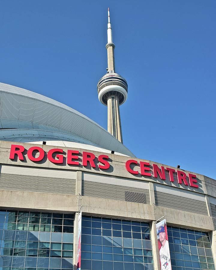 Rogers Center and CN Tower Photograph by Frozen in Time Fine Art Photography