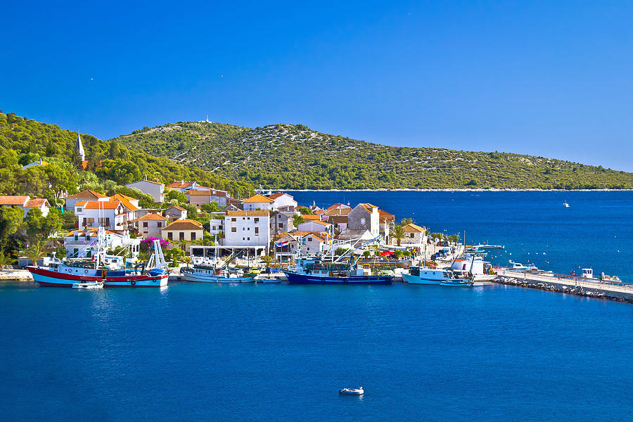 Rogoznica harbor and waterfront view Photograph by Brch Photography