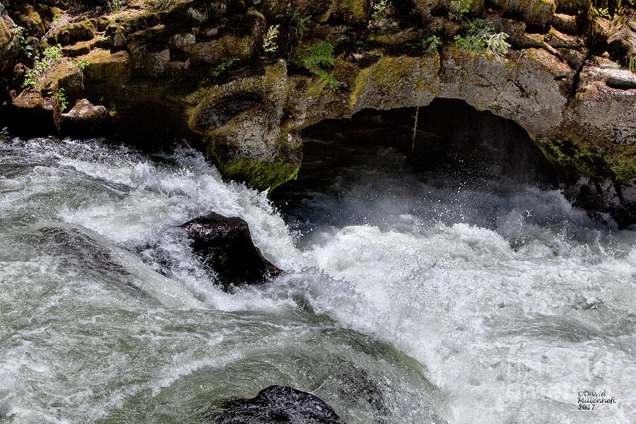 Rogue River Lava Tube Rapids Photograph by David Millenheft