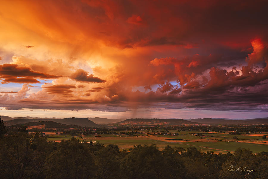 Rogue Valley Sunset Photograph by Dan McGeorge