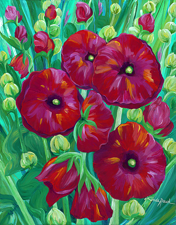 Flower Painting - Roja by Linda Rauch