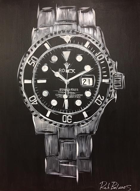 Rolex Submariner Painting by Rob Bolanos