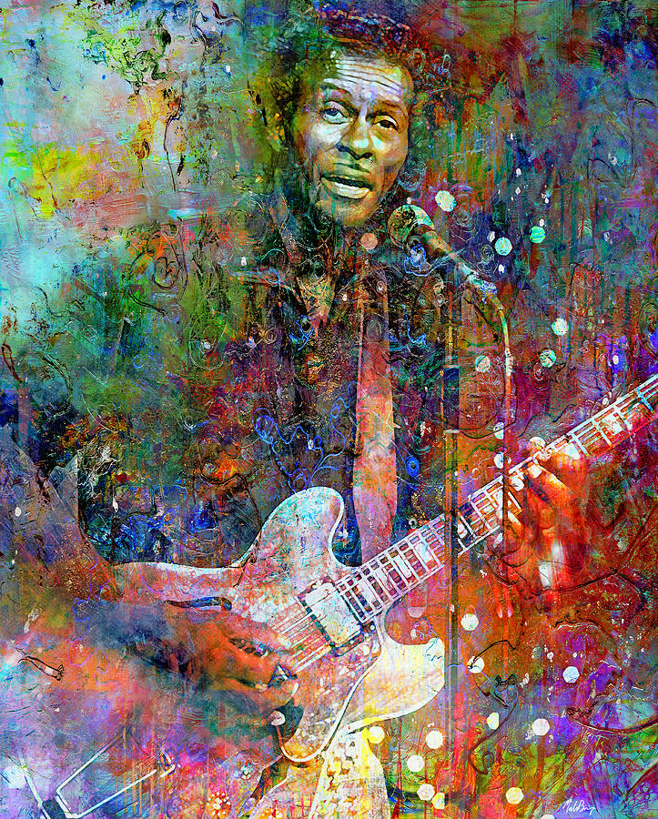 Roll Over Beethoven, Chuck Berry Mixed Media
