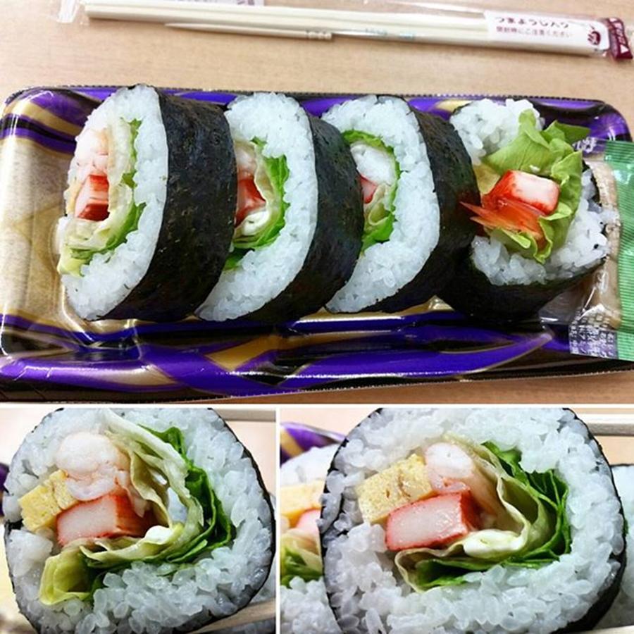 Gourmet Photograph - Rolled Sushi Deli To-go For Lunch by Lady Pumpkin