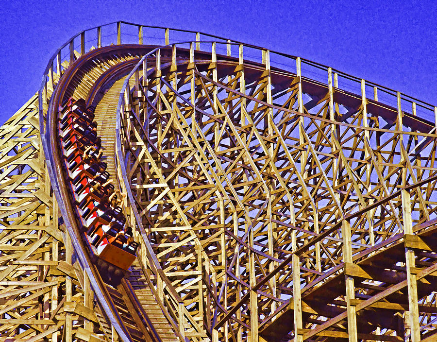 Roller Coaster Photograph by Dennis Cox
