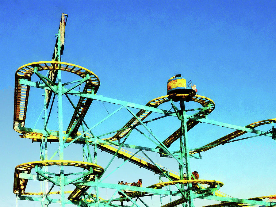 Roller Coaster Photograph by Susan Savad