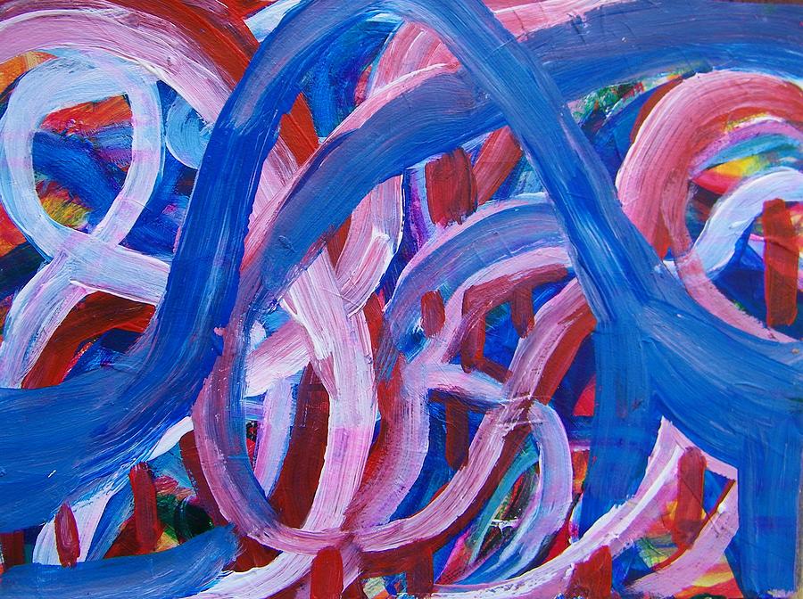Rollercoaster Painting by Judith Redman