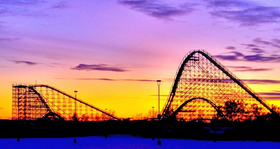 Rollercoaster of Life Photograph by Becky Kurth
