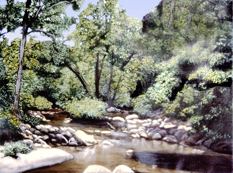 Rollin on the River Painting by David Zimmerman