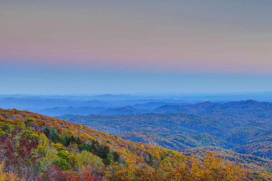 Rolling Ridges at Sunset Photograph by Steve Samples | Fine Art America