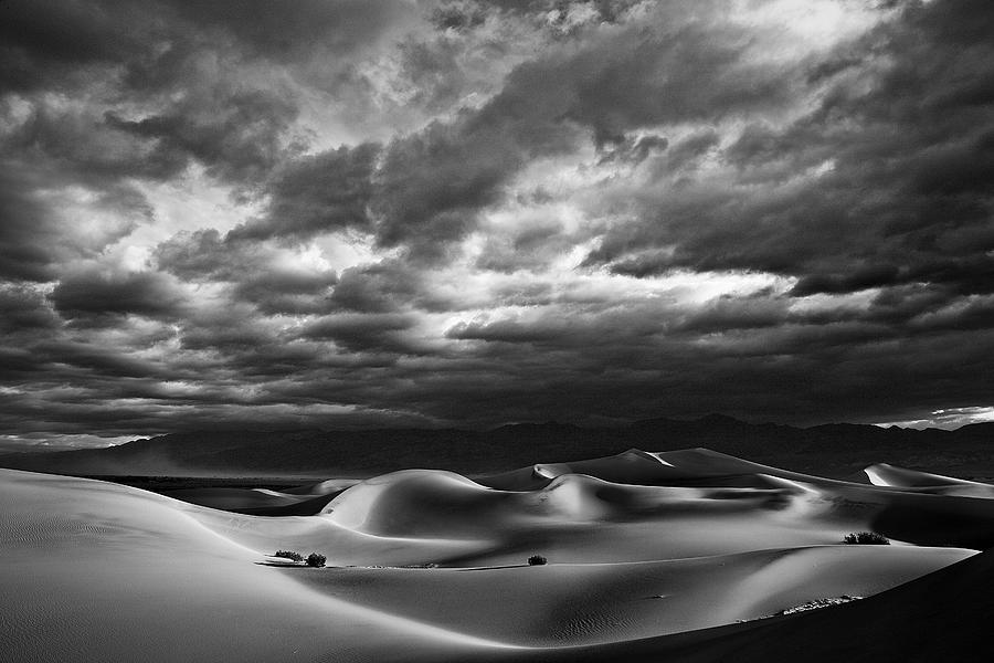 California Photograph - Rolling Sand Dunes BW by Greg Clure California Photograph - Rolling Sand Dunes BW by Greg Clure