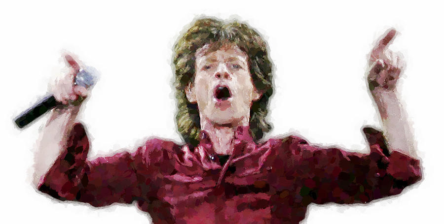 Mick Jagger Photograph - Rolling Stones 15 by Rafa Rivas