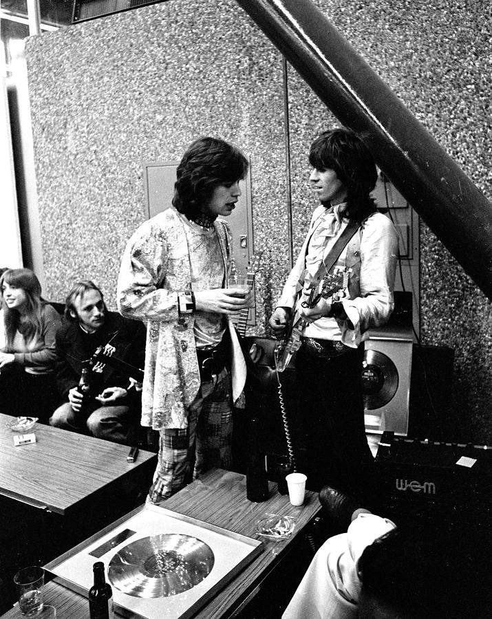 Rolling Stones 1970 Mick and Keith Photograph by Chris Walter