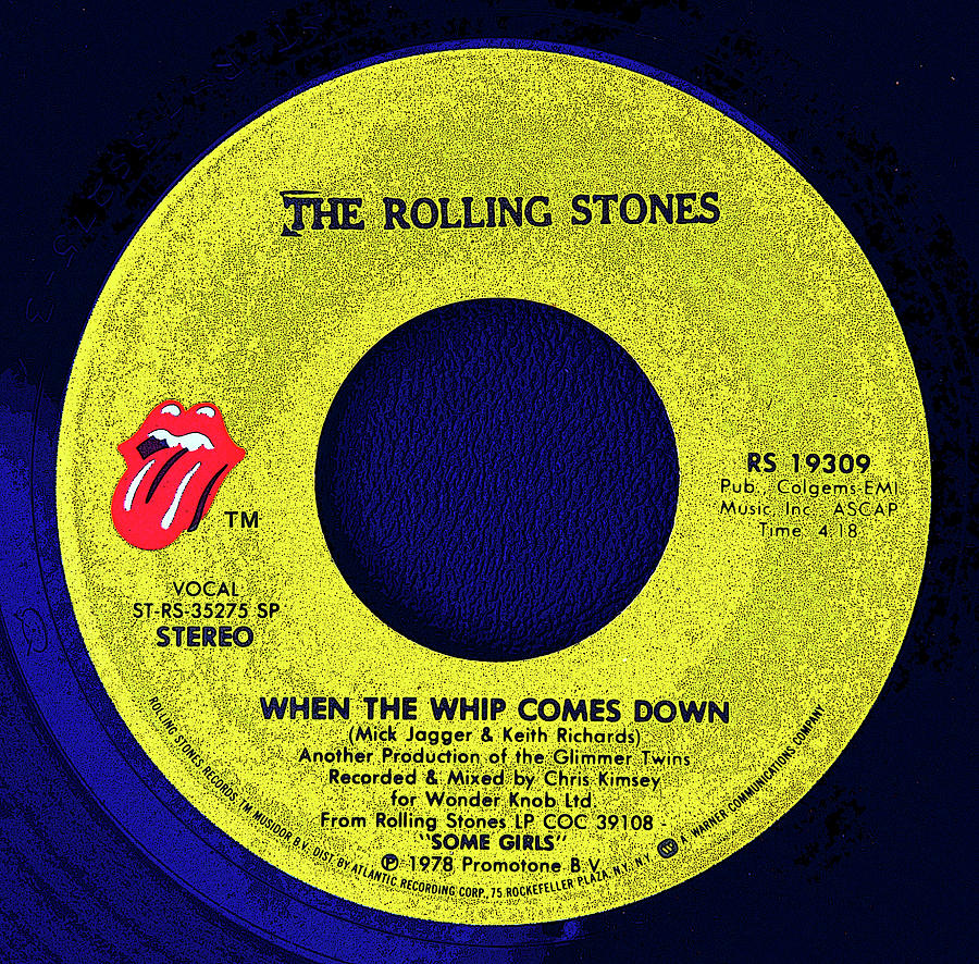 Rolling Stones record Digital Art by David Lee Thompson